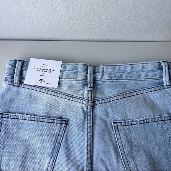NWT ZARA MID-RISE BOYFRIEND JEANS - Picture 14 of 15